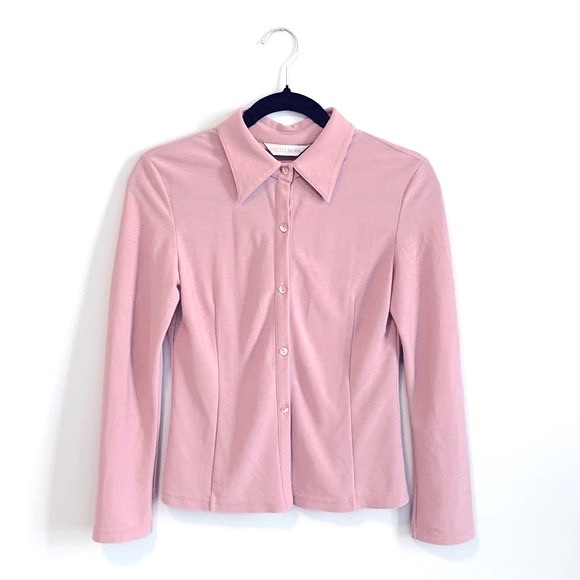 RICHEROBE pink button-up shirt - Picture 2 of 4